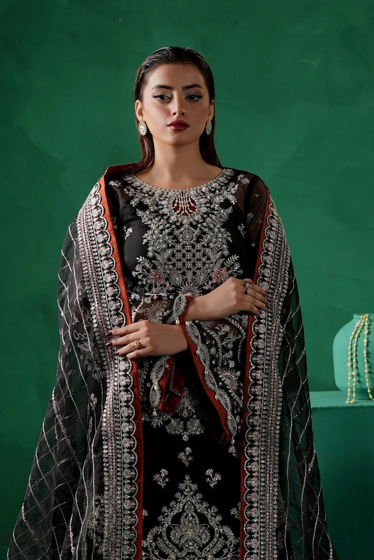 Maryams | Tabeer Luxury Collection | SARLEEN  TBR-8014 - Rang-e-Khaas