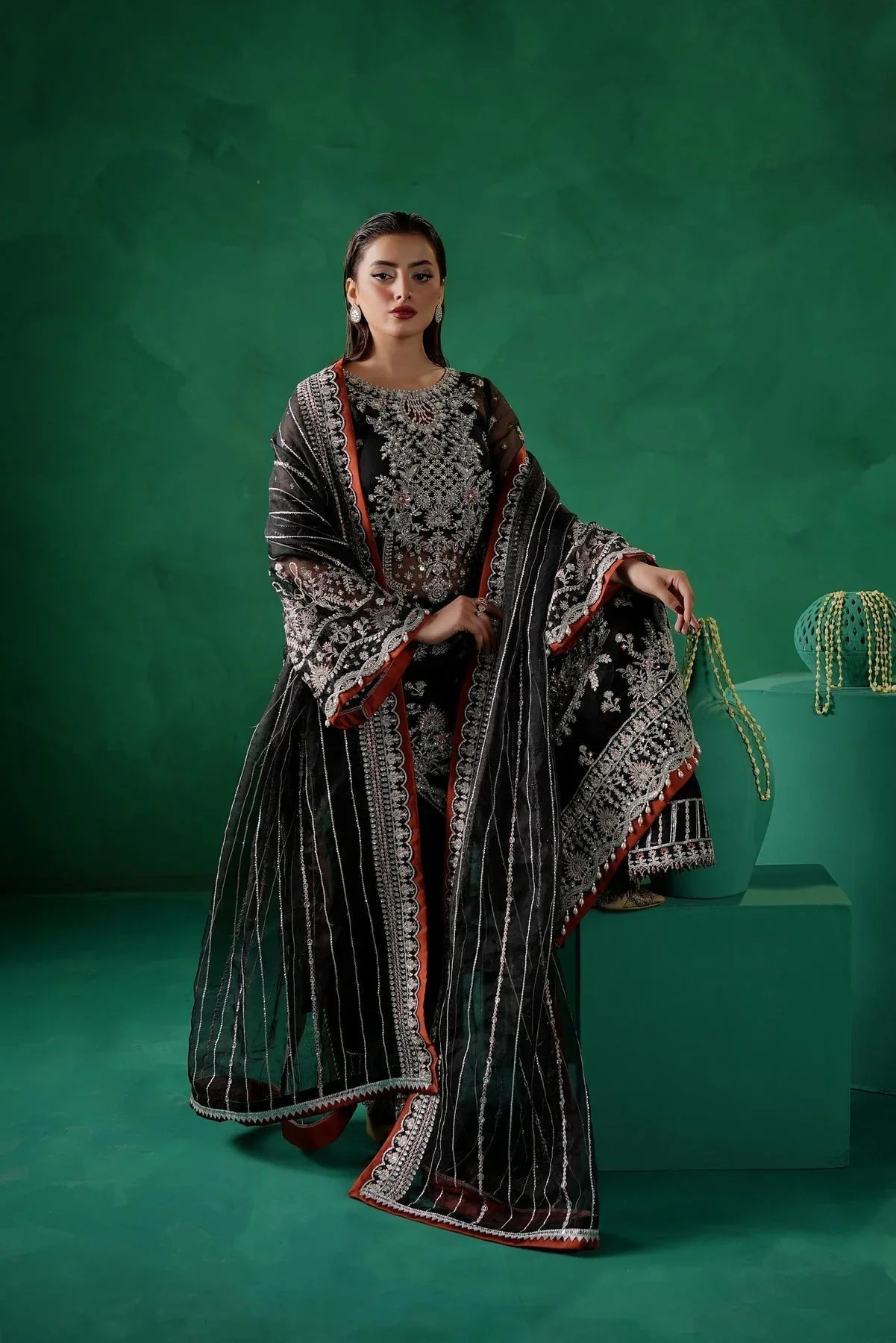 Maryams | Tabeer Luxury Collection | SARLEEN  TBR-8014 - Rang-e-Khaas