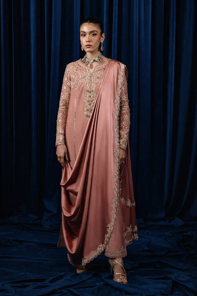 Qalamkar | Luxe Pret | CR-01 NYLA - Rang-e-Khaas