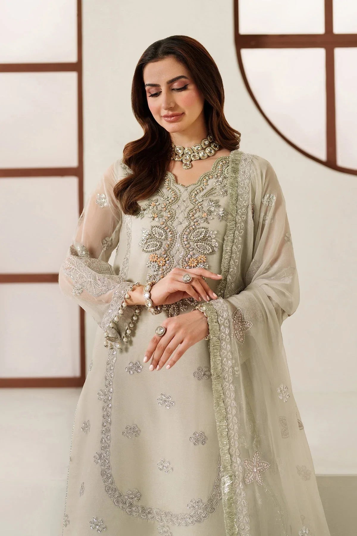 Alizeh | Reena Handmade 25 | AF-HM-4048-Nashmia - Rang-e-Khaas