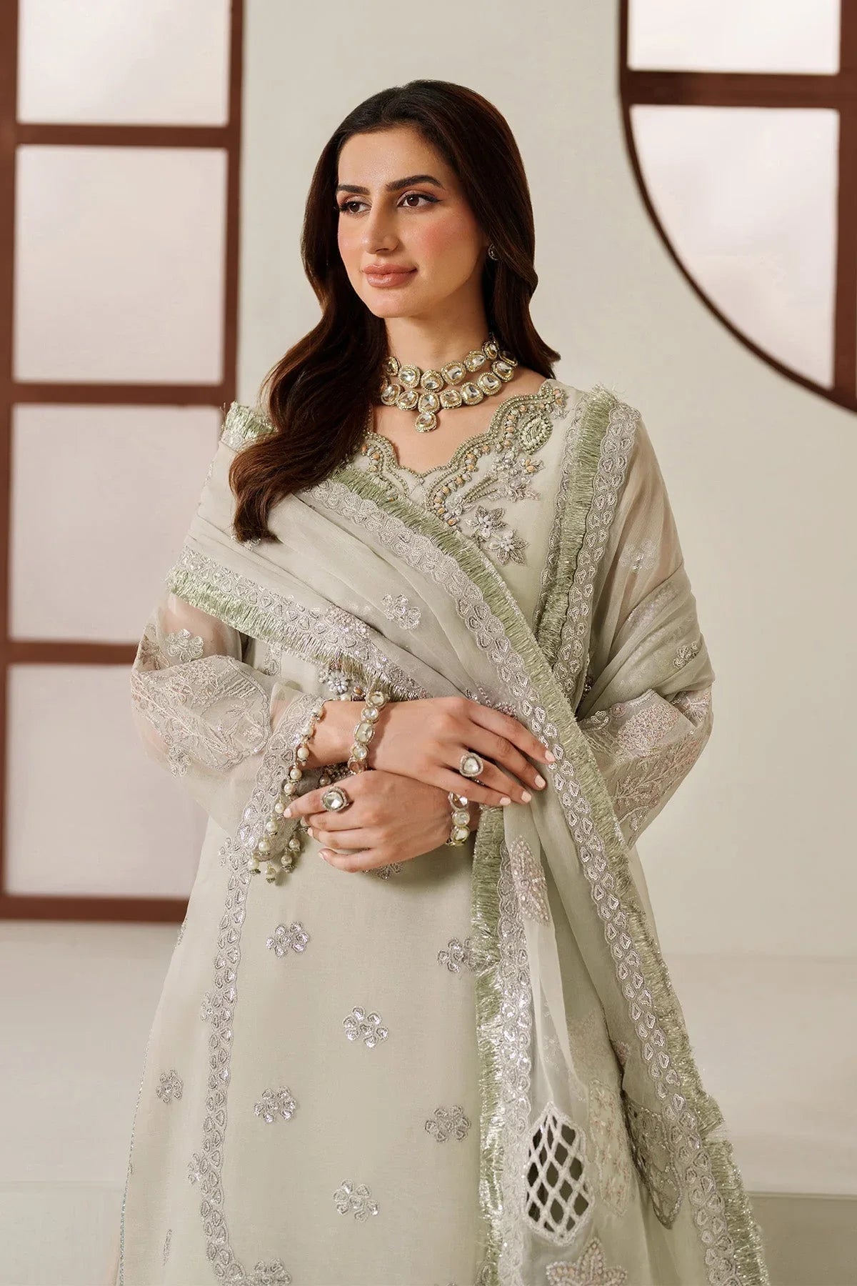 Alizeh | Reena Handmade 25 | AF-HM-4048-Nashmia - Rang-e-Khaas