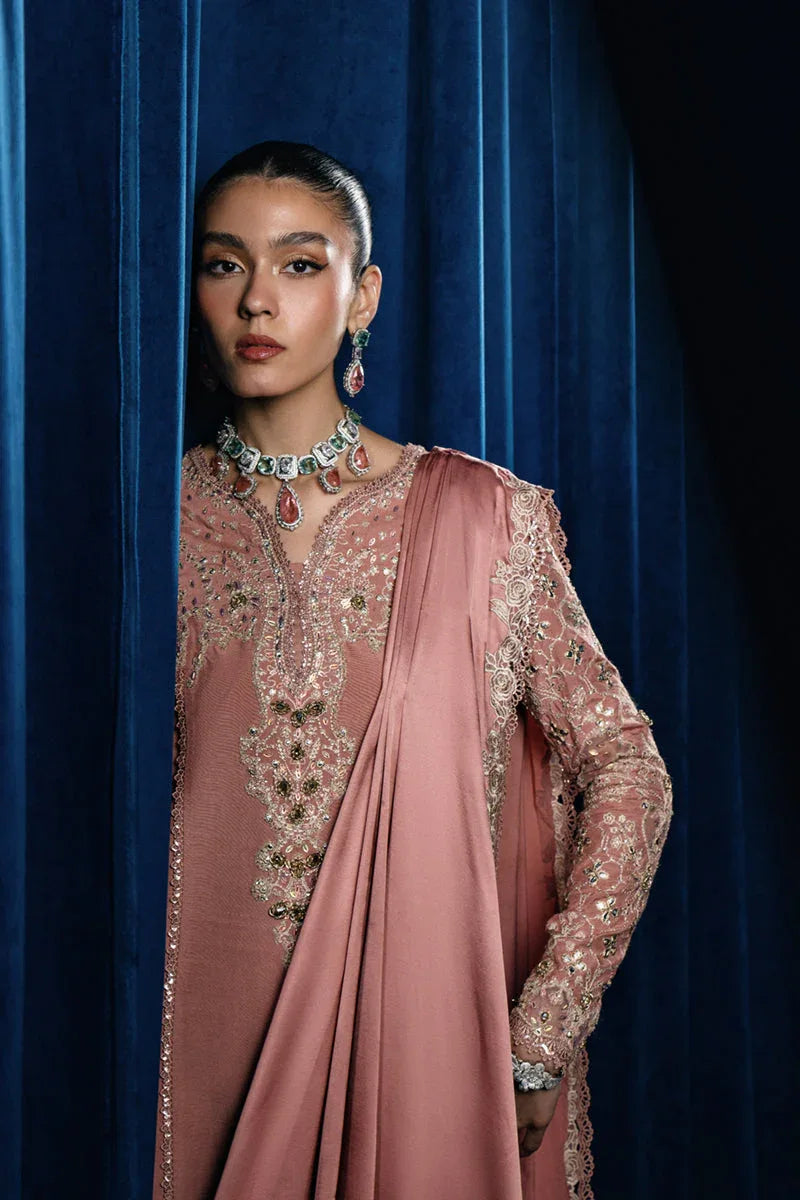 Qalamkar | Luxe Pret | CR-01 NYLA - Rang-e-Khaas