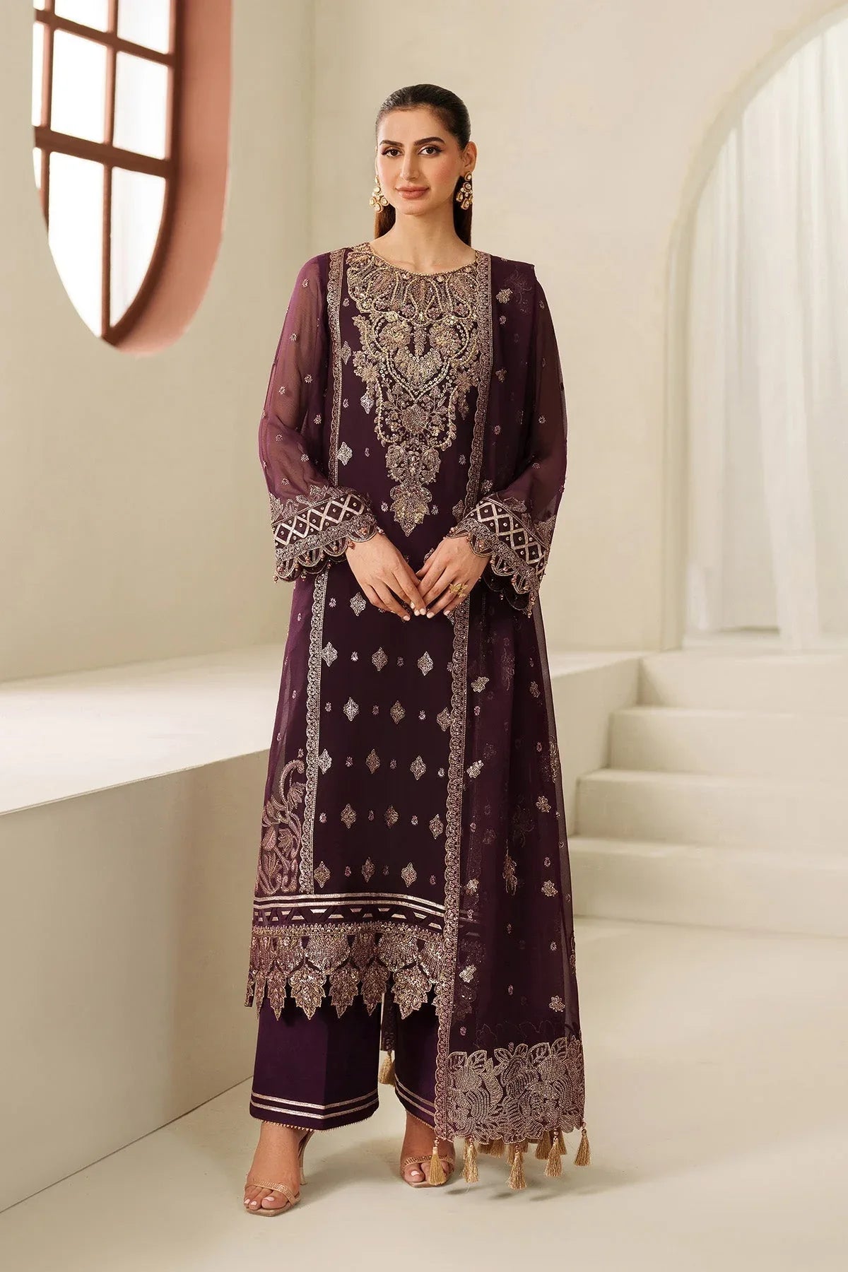 Alizeh | Reena Handmade 25 | AF-HM-4053-Tehwar - Rang-e-Khaas