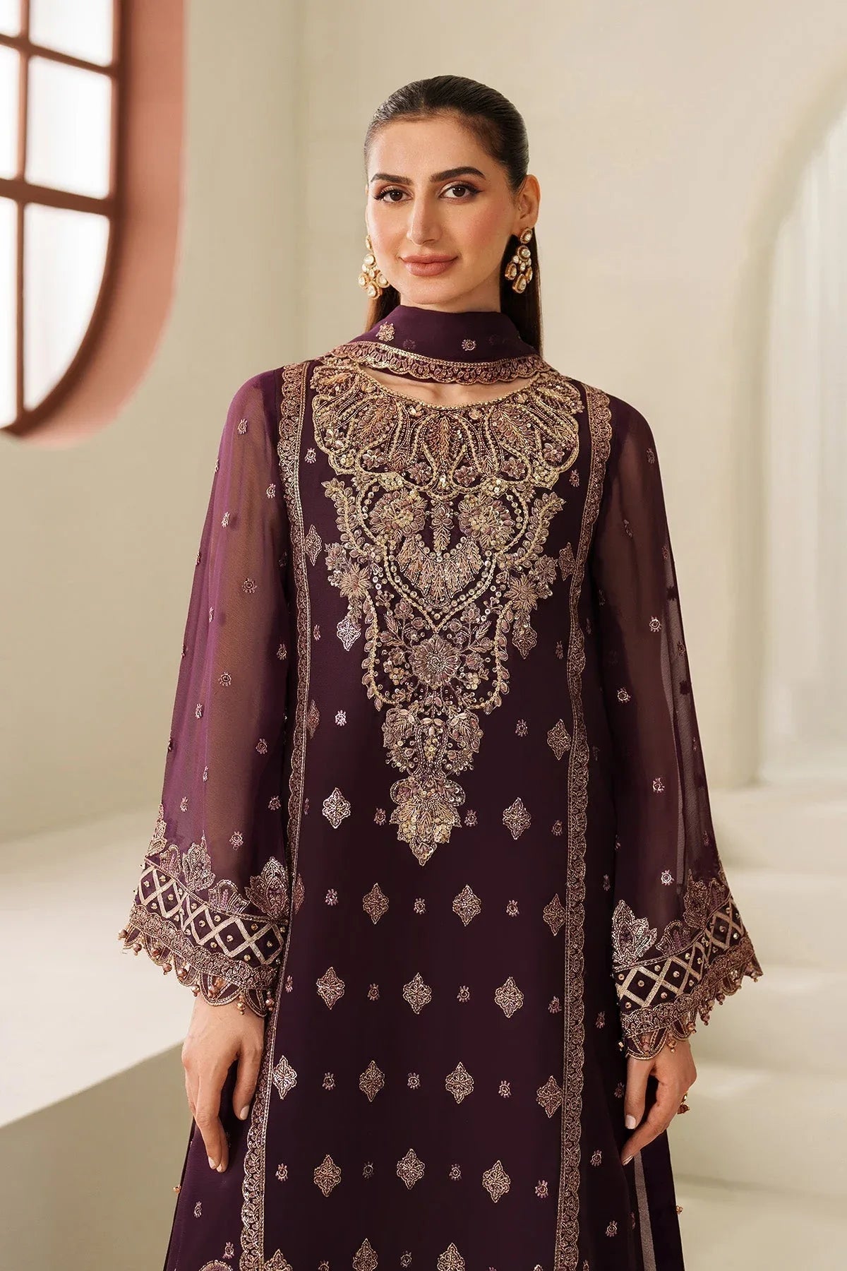 Alizeh | Reena Handmade 25 | AF-HM-4053-Tehwar - Rang-e-Khaas