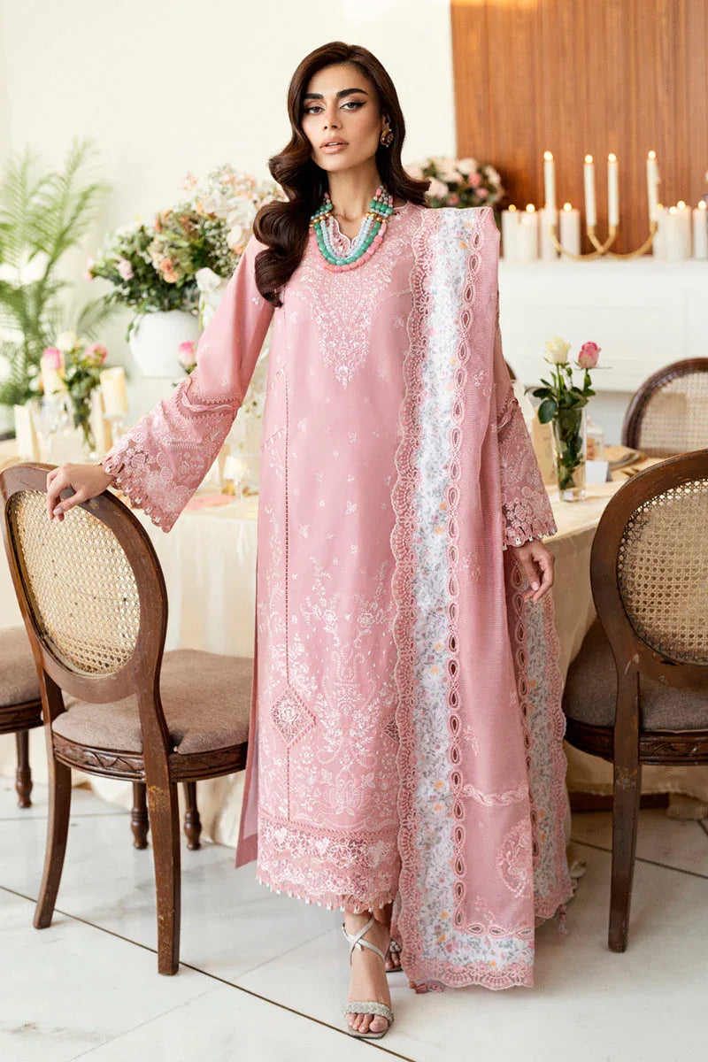 Qalamkar | Chikankari Lawn 25' | CS-05 Ruvina - Rang-e-Khaas
