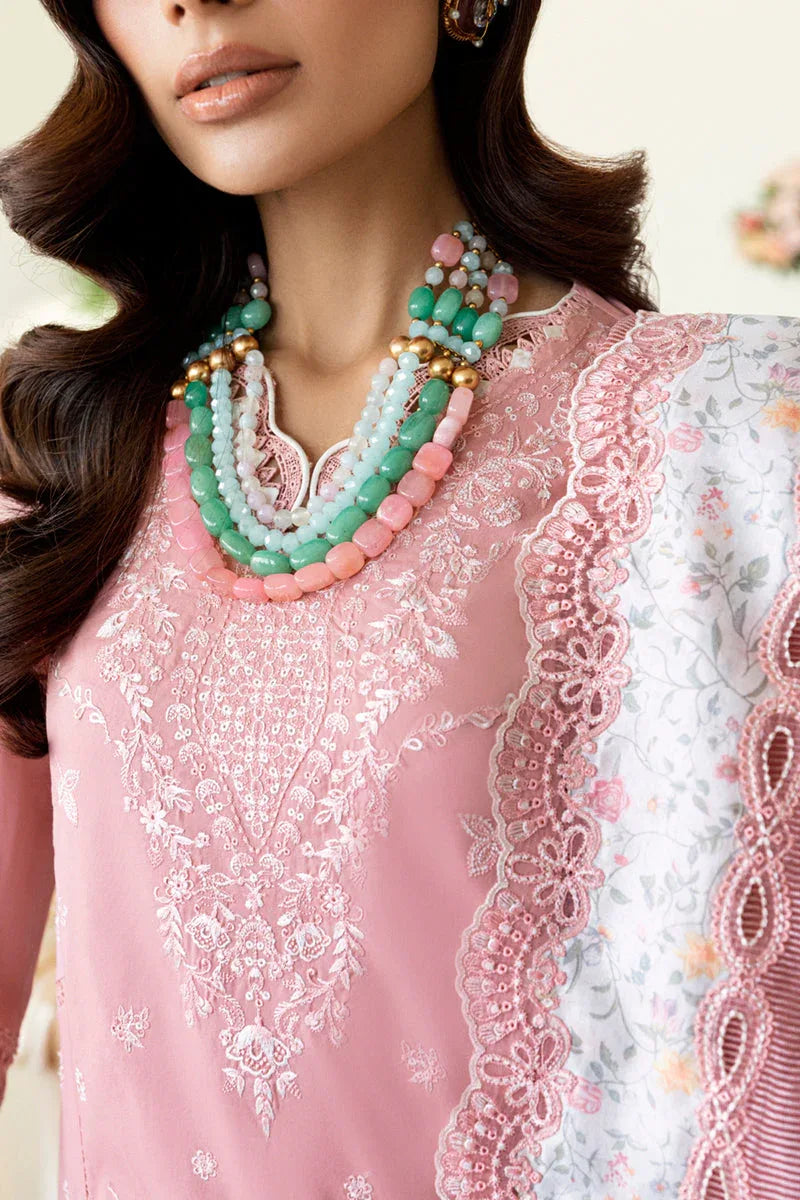 Qalamkar | Chikankari Lawn 25' | CS-05 Ruvina - Rang-e-Khaas