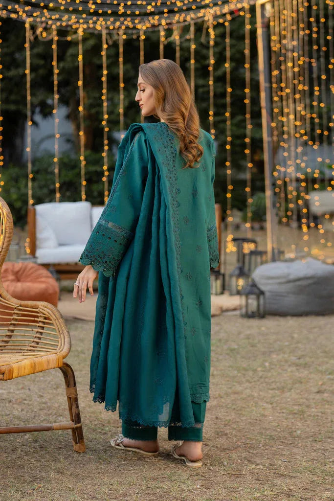 Florent | Chikankari Eid 25 | FLC- 8A - Rang-e-Khaas