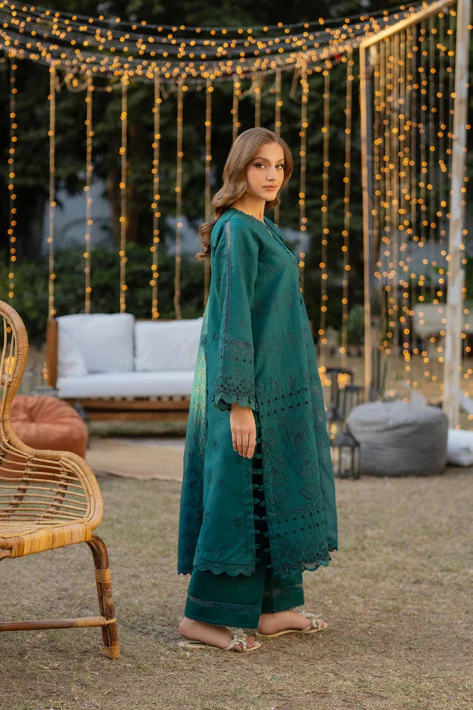 Florent | Chikankari Eid 25 | FLC- 8A - Rang-e-Khaas