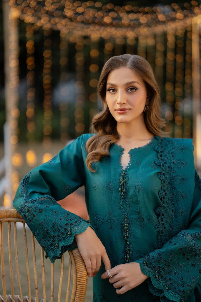 Florent | Chikankari Eid 25 | FLC- 8A - Rang-e-Khaas