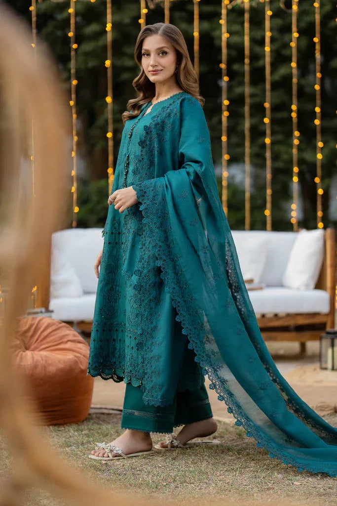 Florent | Chikankari Eid 25 | FLC- 8A - Rang-e-Khaas