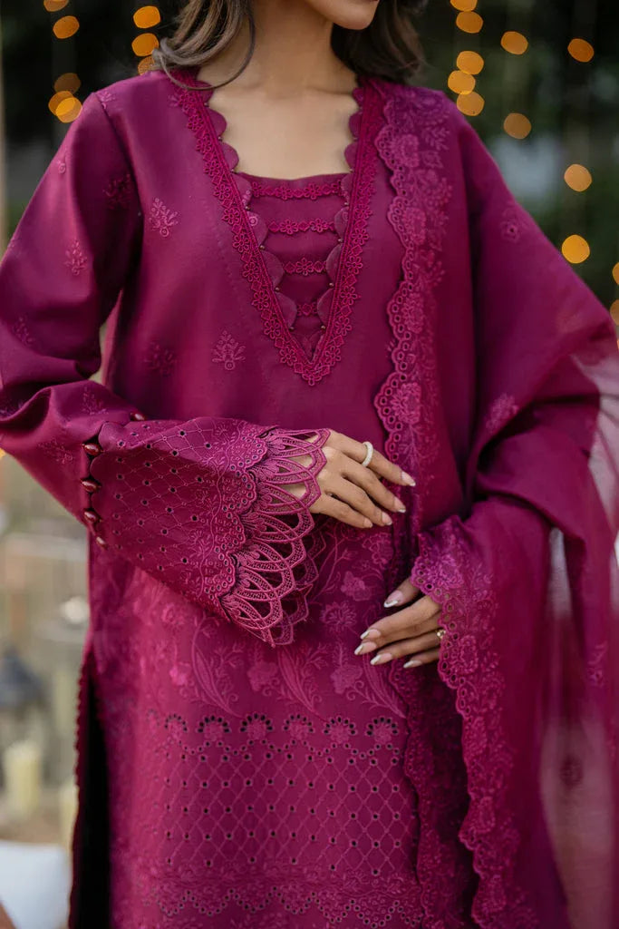 Florent | Chikankari Eid 25 | FLC- 5A - Rang-e-Khaas
