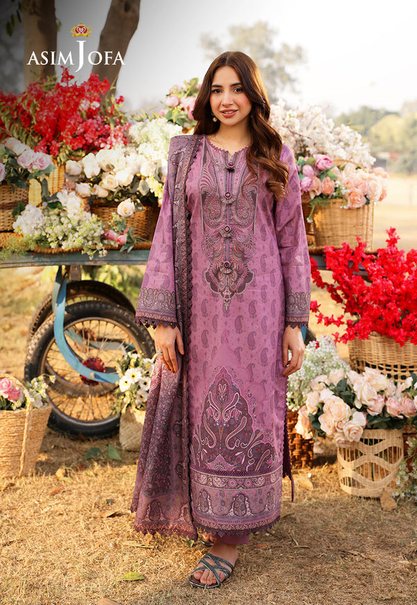 Asim Jofa Printed Lawn '25 | AJUUB-19