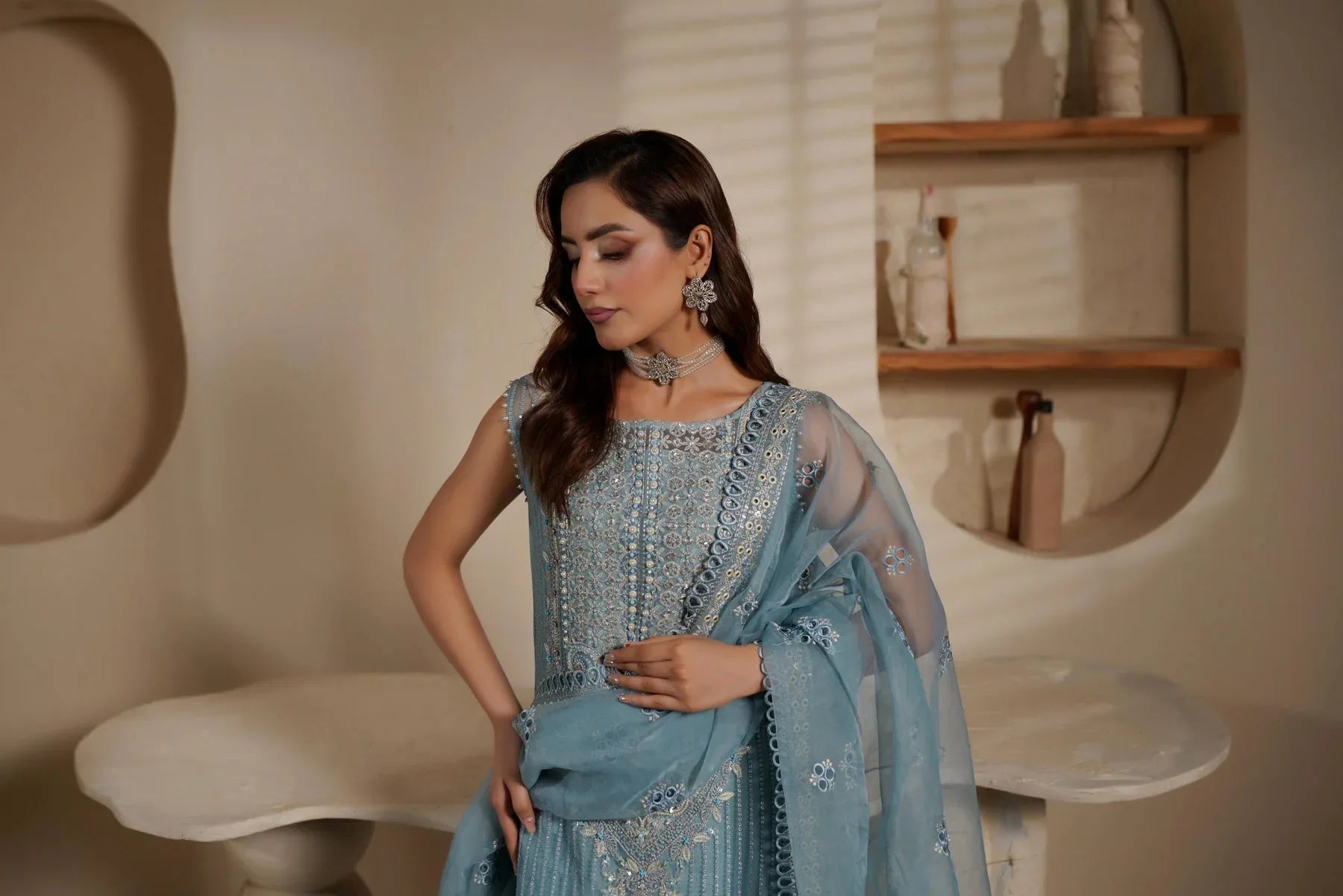 Maryams | Noir Luxe | LATISSA-NOR-1405 - Rang-e-Khaas