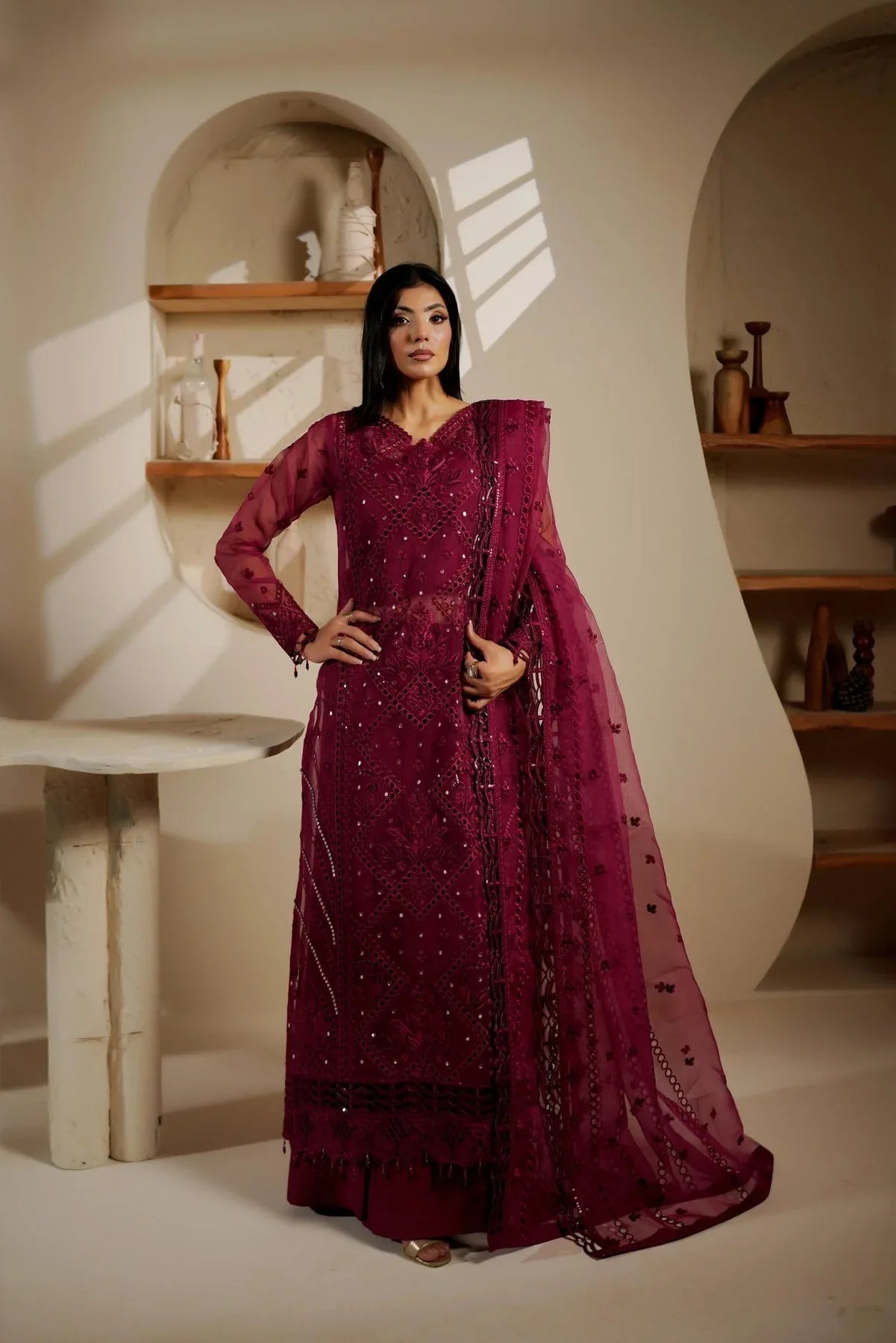 Maryams | Noir Luxe | IRELEEN-NOR-1401 - Rang-e-Khaas