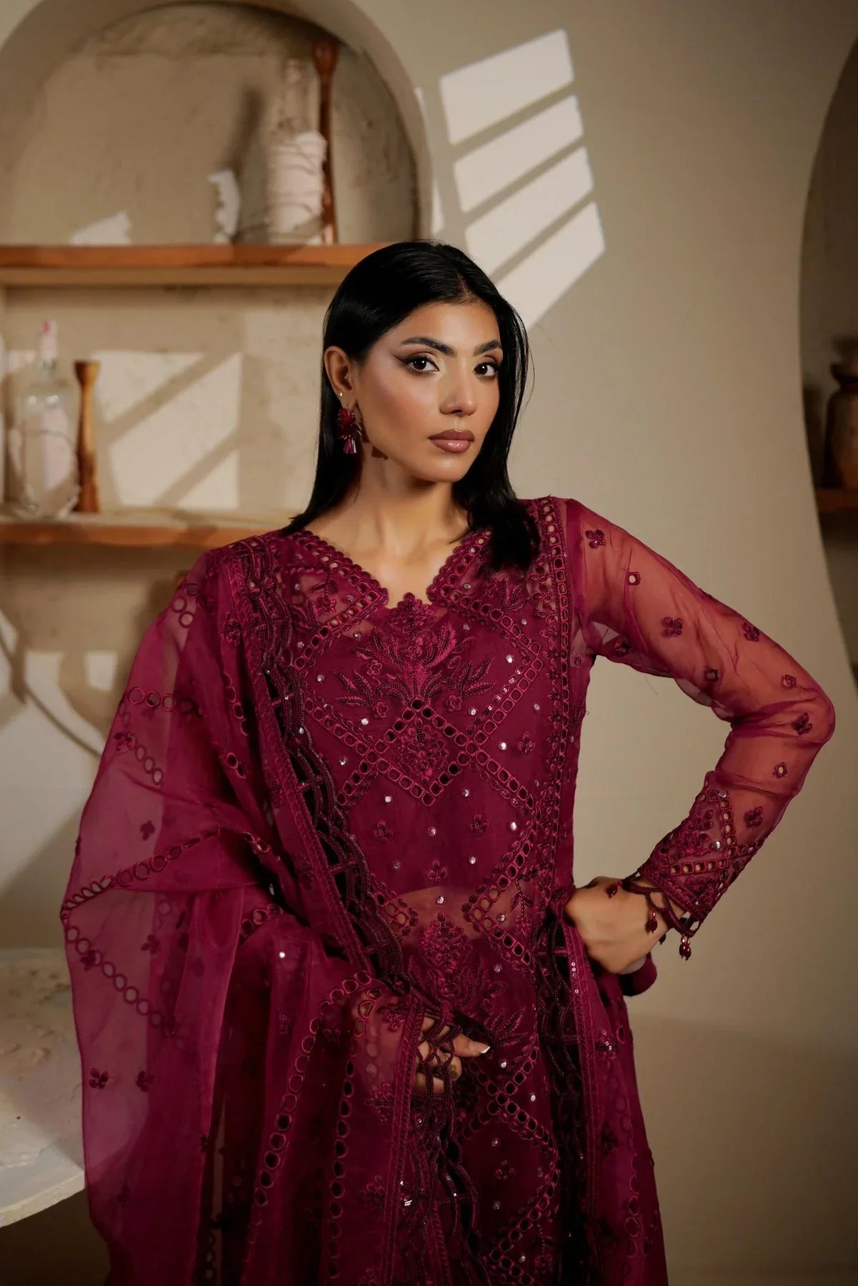 Maryams | Noir Luxe | IRELEEN-NOR-1401 - Rang-e-Khaas