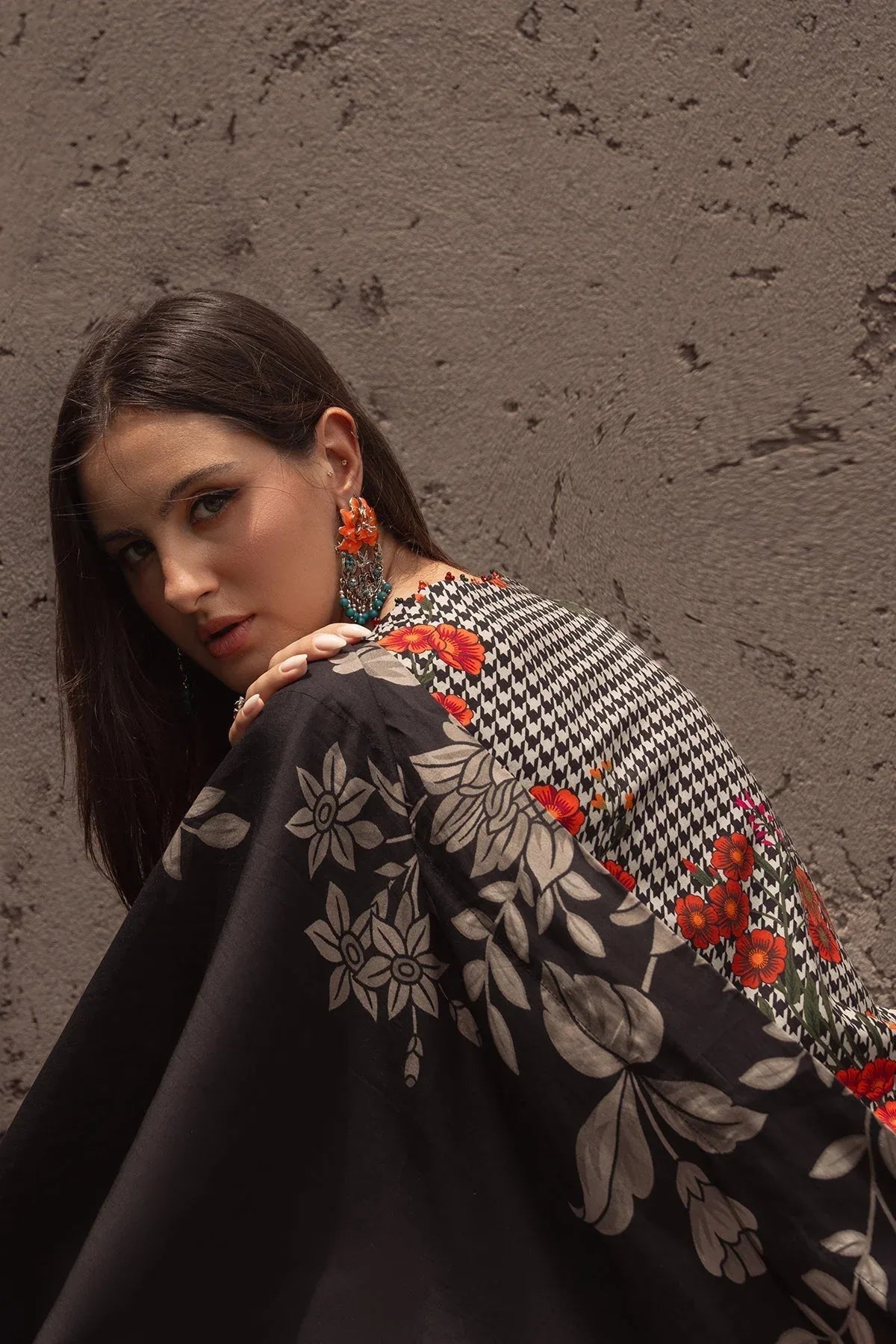 Charizma | C Prints Winter 25 | 3-PC Unstitched Printed Linen Collection CPW5-04 - Rang-e-Khaas