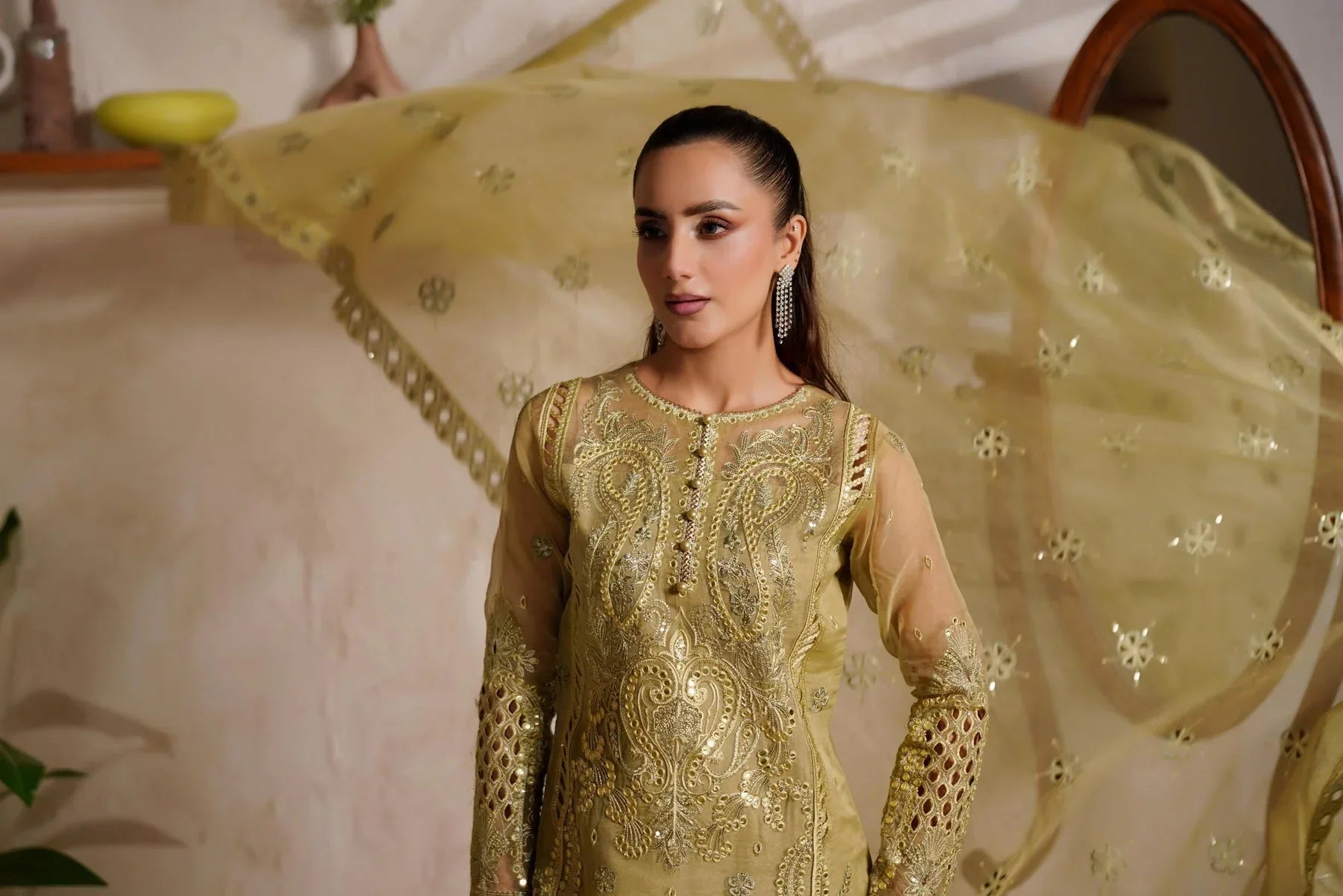 Maryams | Noir Luxe | GLORIANA-NOR-1406 - Rang-e-Khaas