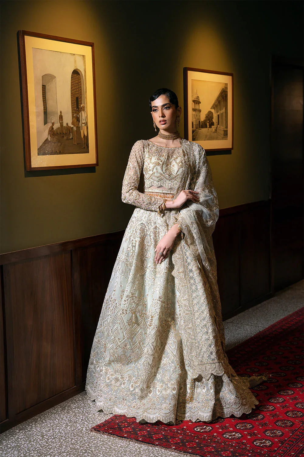 Saira Rizwan | Festive Formals 24 | LUCENT-SRF-D-02 - Rang-e-Khaas