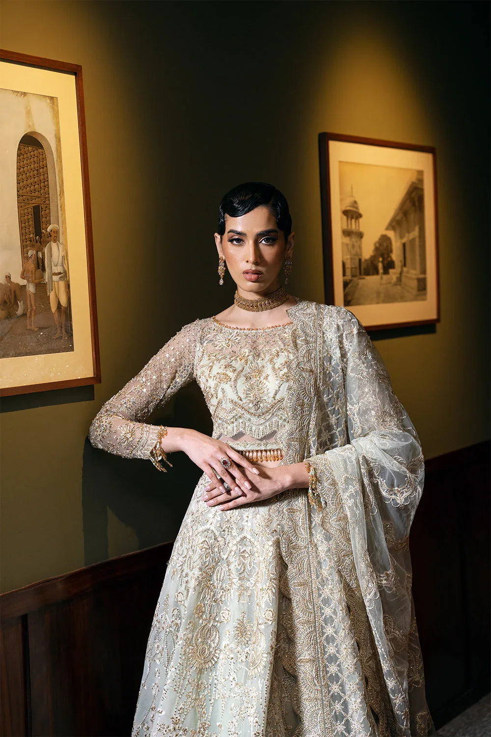 Saira Rizwan | Festive Formals 24 | LUCENT-SRF-D-02 - Rang-e-Khaas