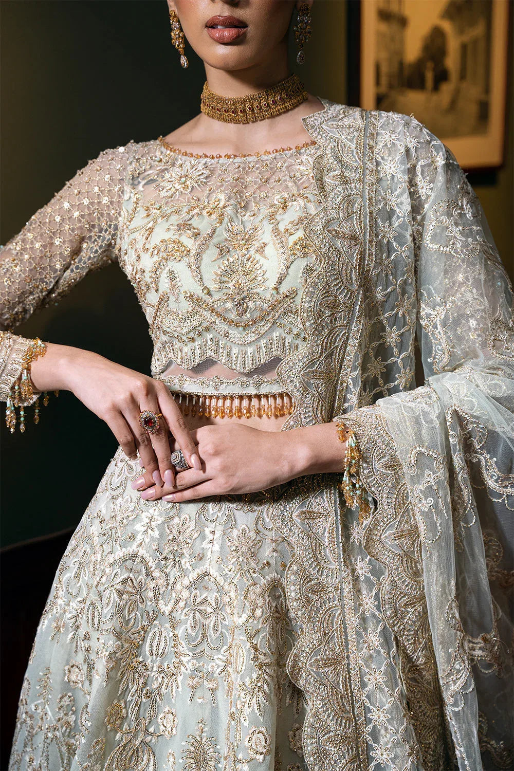 Saira Rizwan | Festive Formals 24 | LUCENT-SRF-D-02 - Rang-e-Khaas