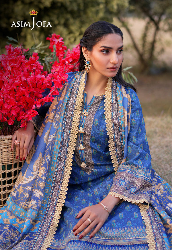 Asim Jofa Printed Lawn '25 | AJUUB-03