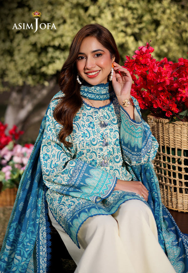 Asim Jofa Printed Lawn '25 | AJUUB-13