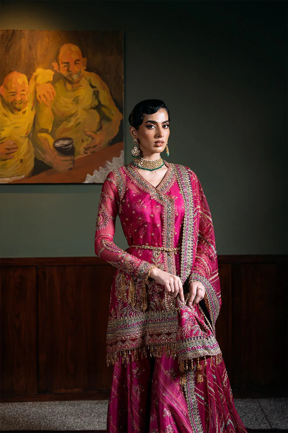 Saira Rizwan | Festive Formals 24 | ENORE-SRF-D-07 - Rang-e-Khaas