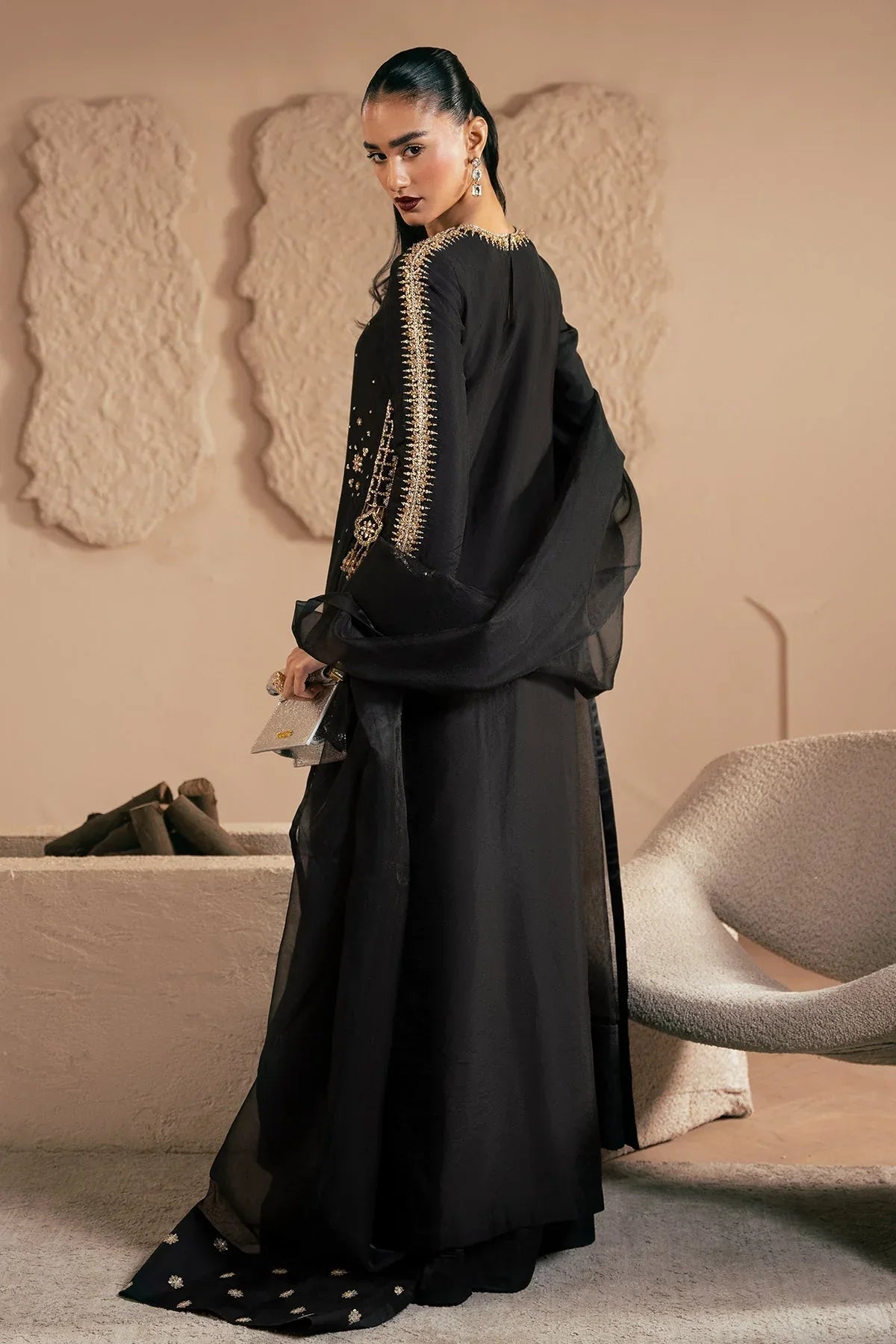 Mina Kashif | Emilie Formals | Black Noir - Rang-e-Khaas