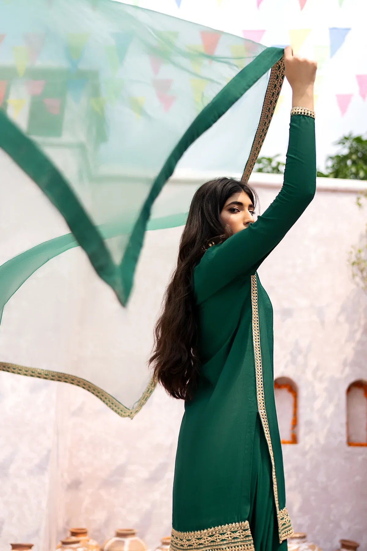 Erum Khan | Sakhiyan Formals | LILY - Rang-e-Khaas