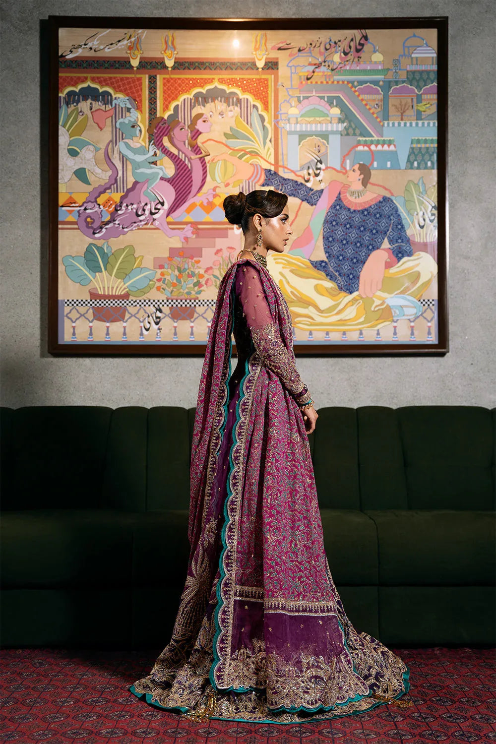 Saira Rizwan | Festive Formals 24 | LAVENA-SRF-D-05 - Rang-e-Khaas