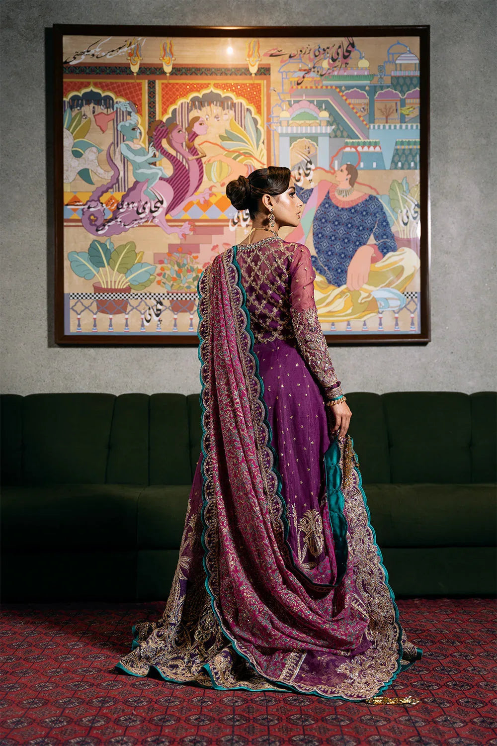 Saira Rizwan | Festive Formals 24 | LAVENA-SRF-D-05 - Rang-e-Khaas