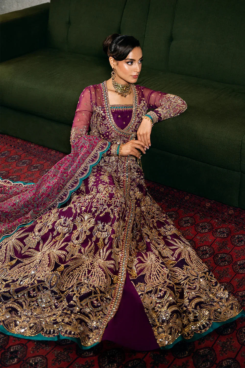 Saira Rizwan | Festive Formals 24 | LAVENA-SRF-D-05 - Rang-e-Khaas