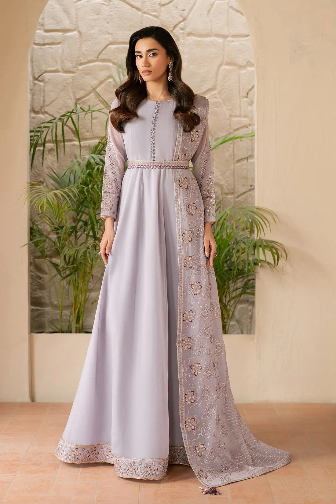 Alizeh | Ready to wear | Lilac Dress 3 piece - RTW1028 - Rang-e-Khaas