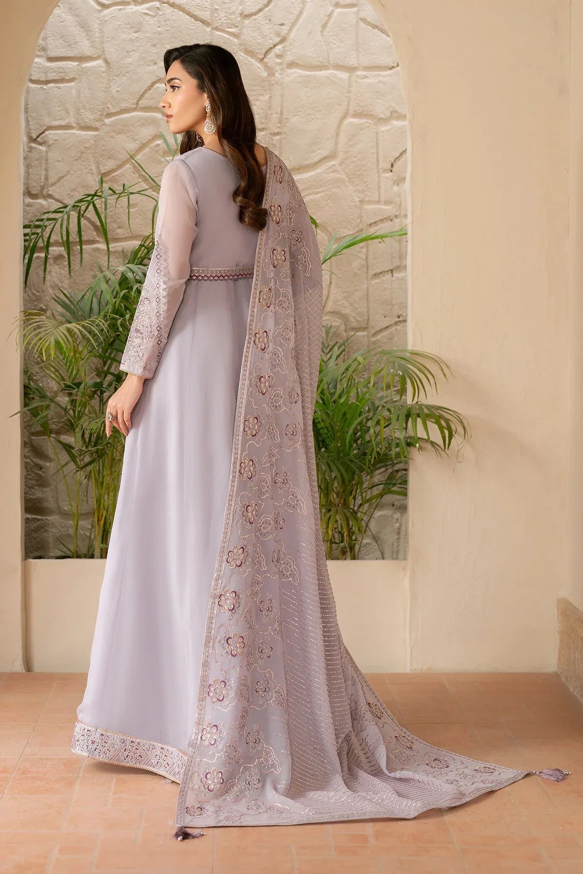 Alizeh | Ready to wear | Lilac Dress 3 piece - RTW1028 - Rang-e-Khaas