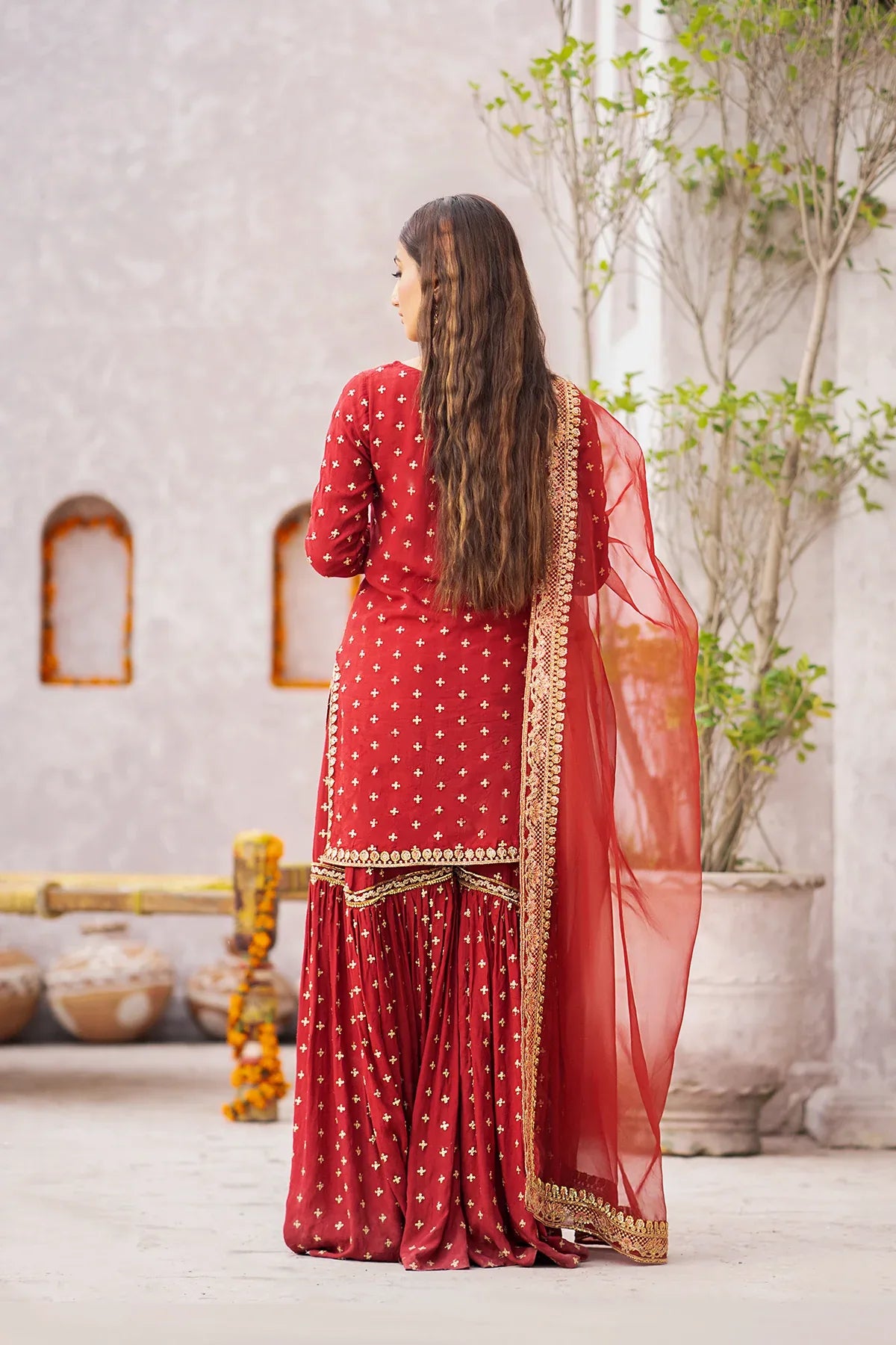 Erum Khan | Sakhiyan Formals | GULAB - Rang-e-Khaas