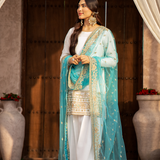 Erum Khan | Sakhiyan Formals | SUFAID PHOOL