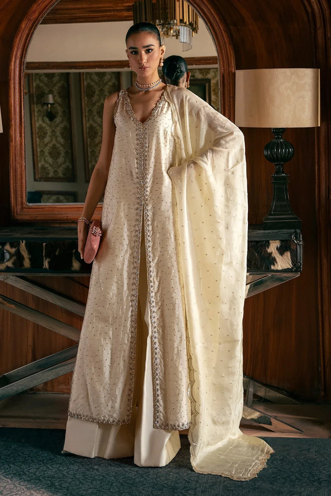 Mina Kashif | Emilie Formals | Rosia - Rang-e-Khaas