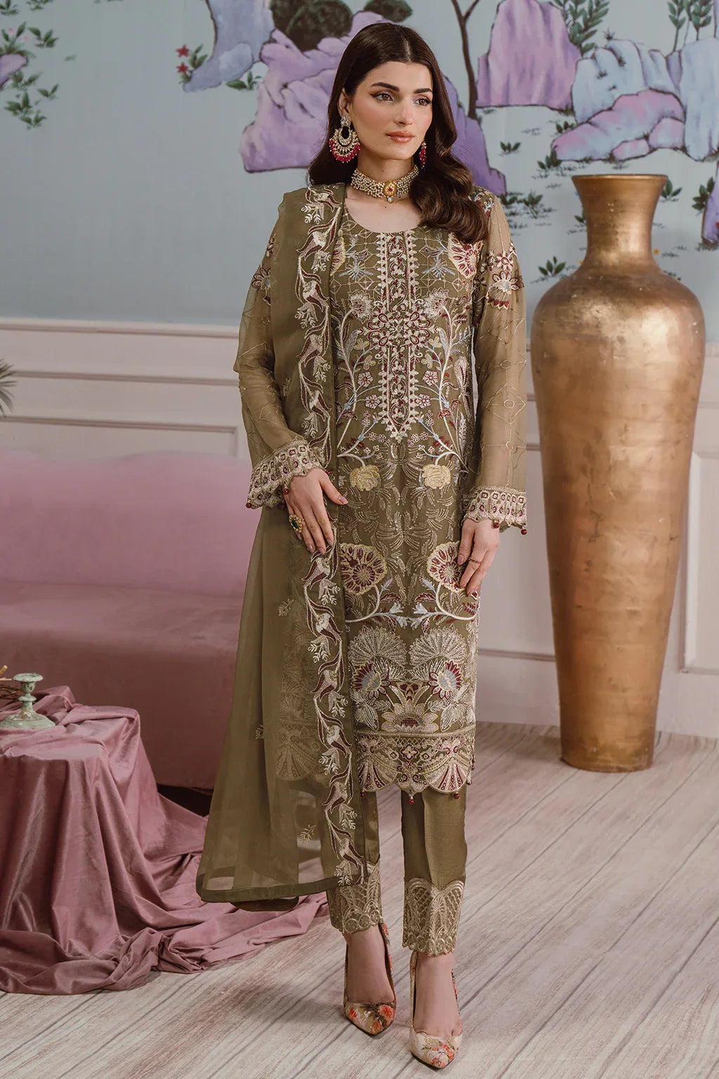 Ramsha | Ramsha Collection | F-2510 - Rang-e-Khaas