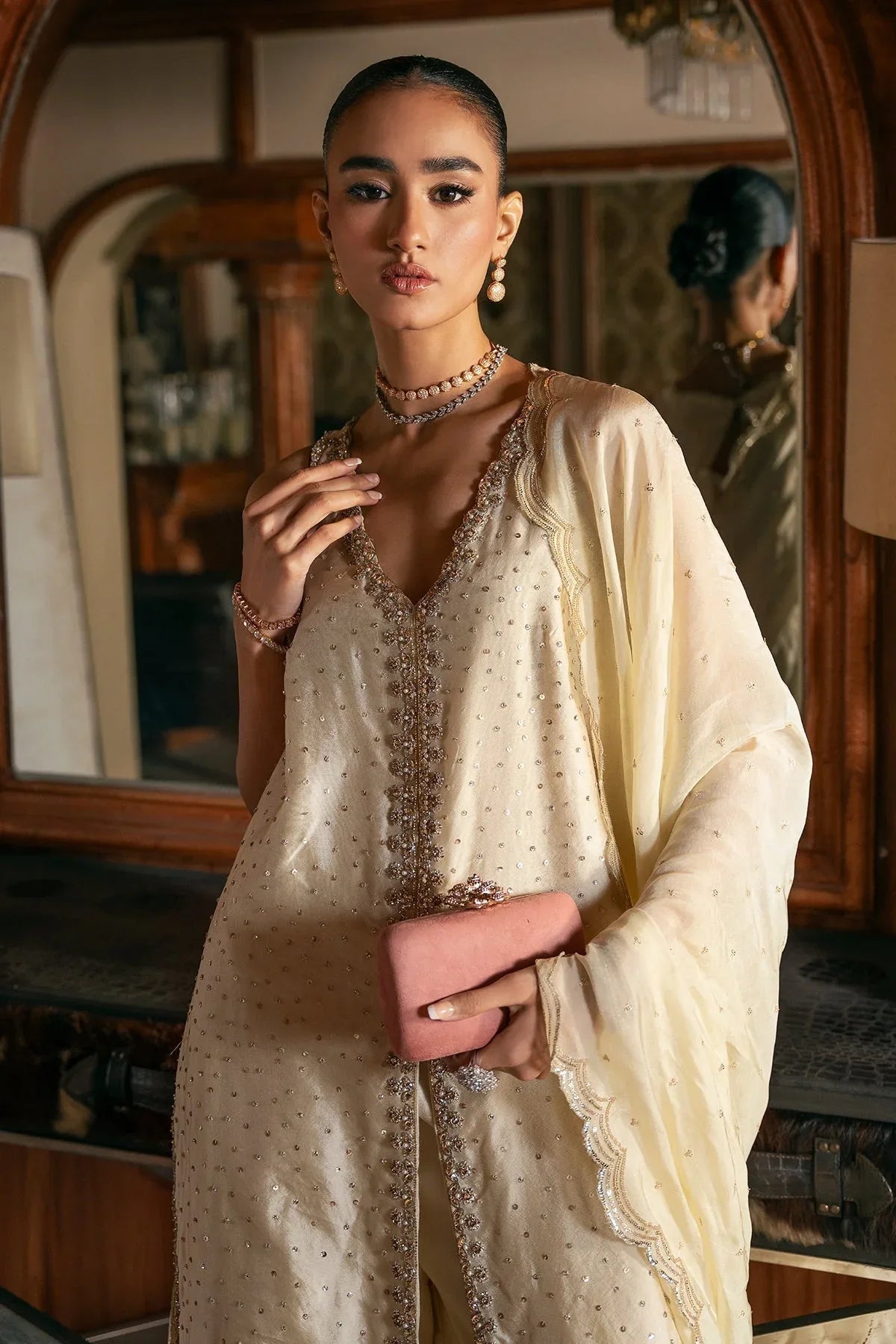 Mina Kashif | Emilie Formals | Rosia - Rang-e-Khaas