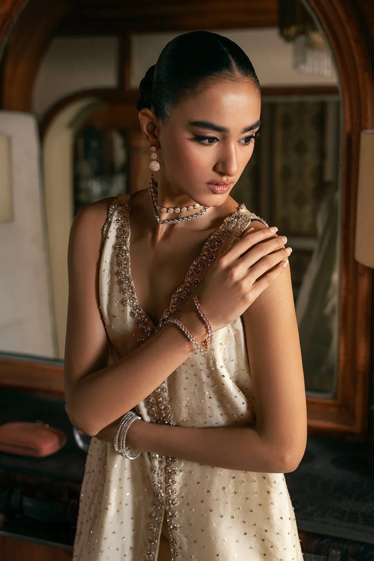 Mina Kashif | Emilie Formals | Rosia - Rang-e-Khaas