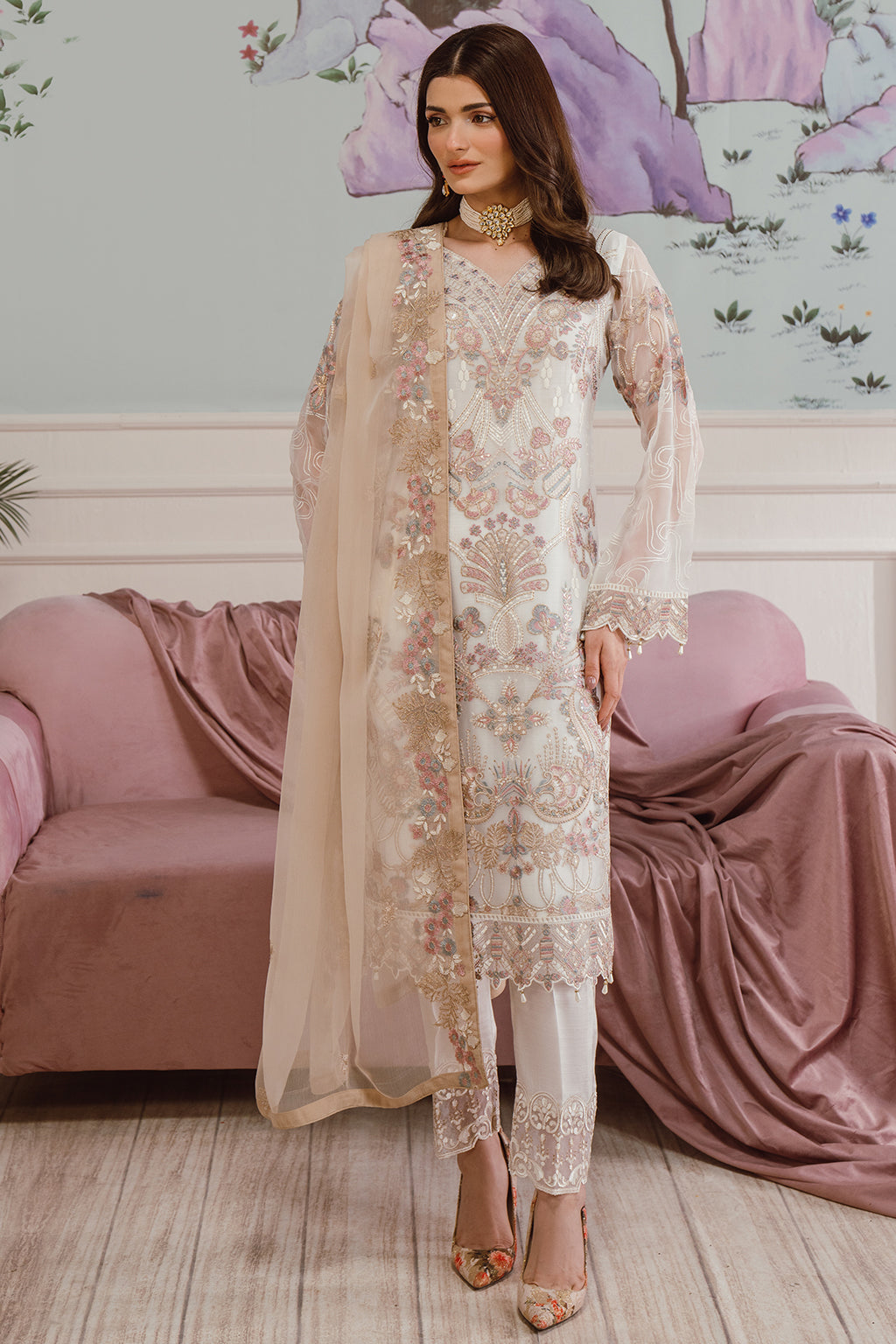 Ramsha | Ramsha Collection | F-2508