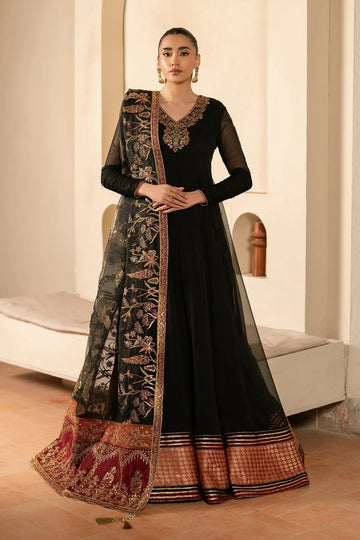 Alizeh | Ready to wear | Black Dress 3 piece - RTW1025 - Rang-e-Khaas
