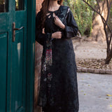 Neeshay | Summer Lines Printkari 25 | OBSIDIAN