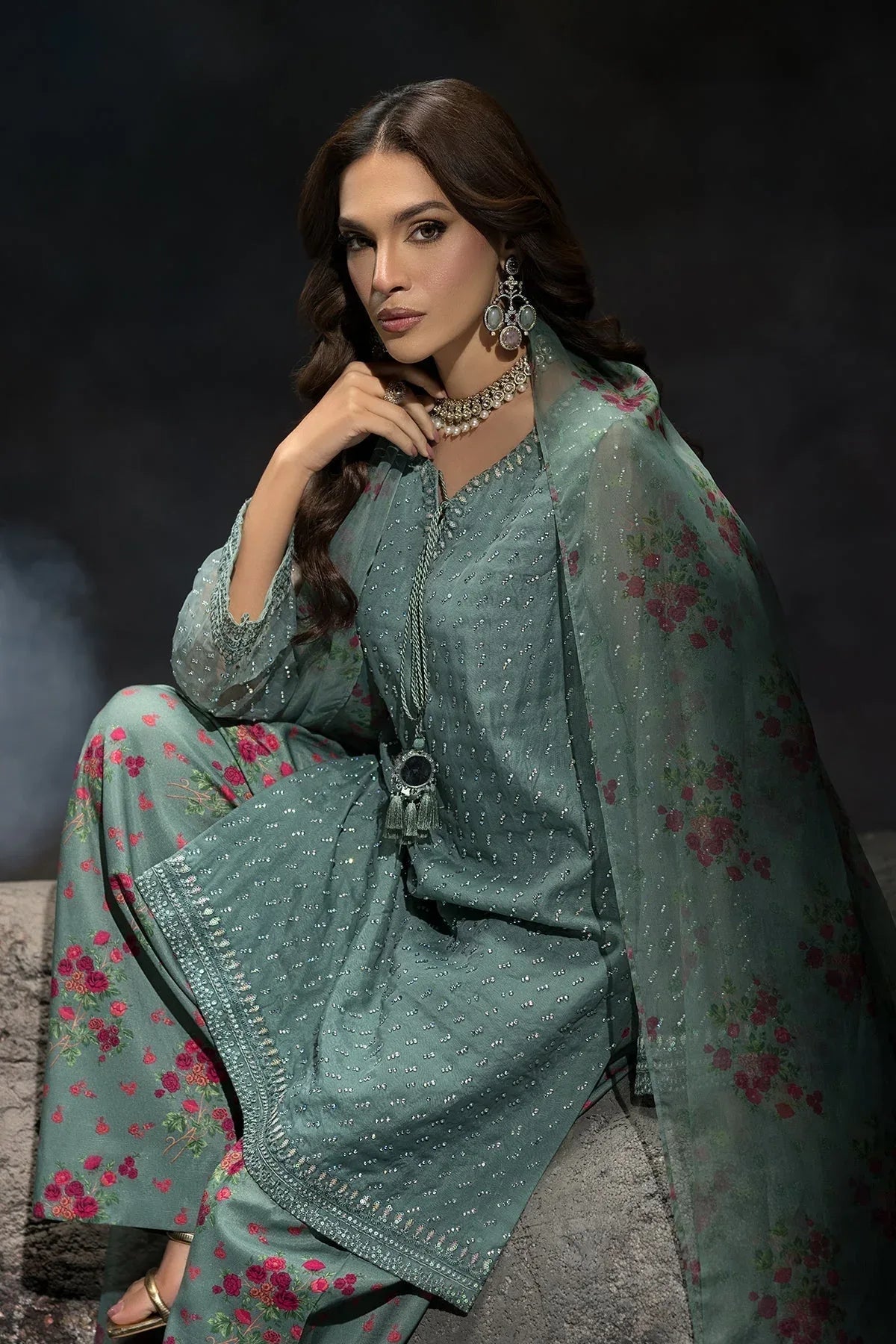Charizma | Festive Pret | CMA-4-102 - Rang-e-Khaas