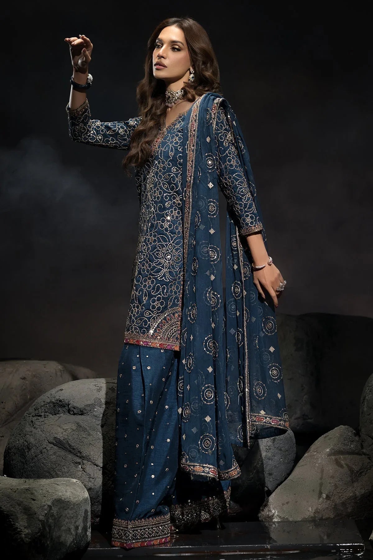 Charizma | Statement Dresses | CMA-4-118 - Rang-e-Khaas