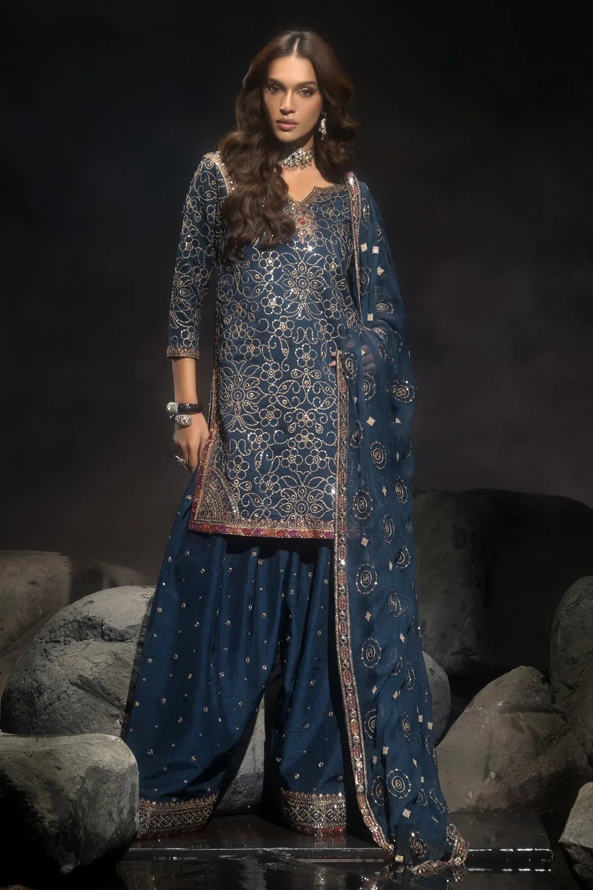 Charizma | Statement Dresses | CMA-4-118 - Rang-e-Khaas