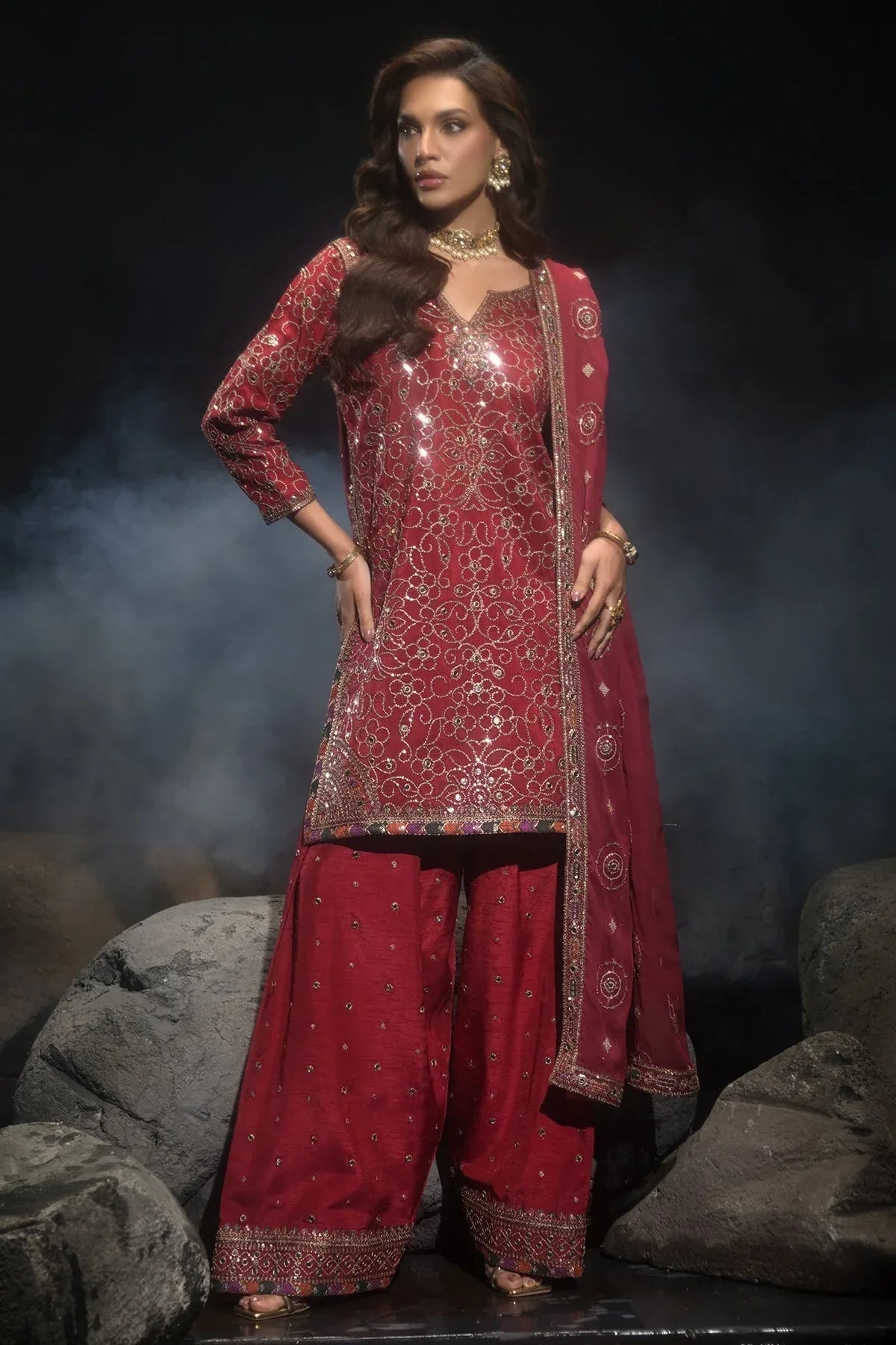 Charizma | Statement Dresses | CMA-4-117 - Rang-e-Khaas