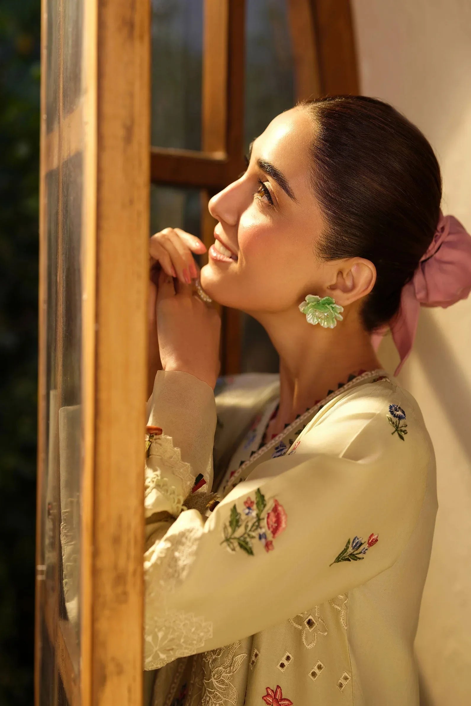 Maryam Hussain | Luxury Lawn 25 | Mint - Rang-e-Khaas