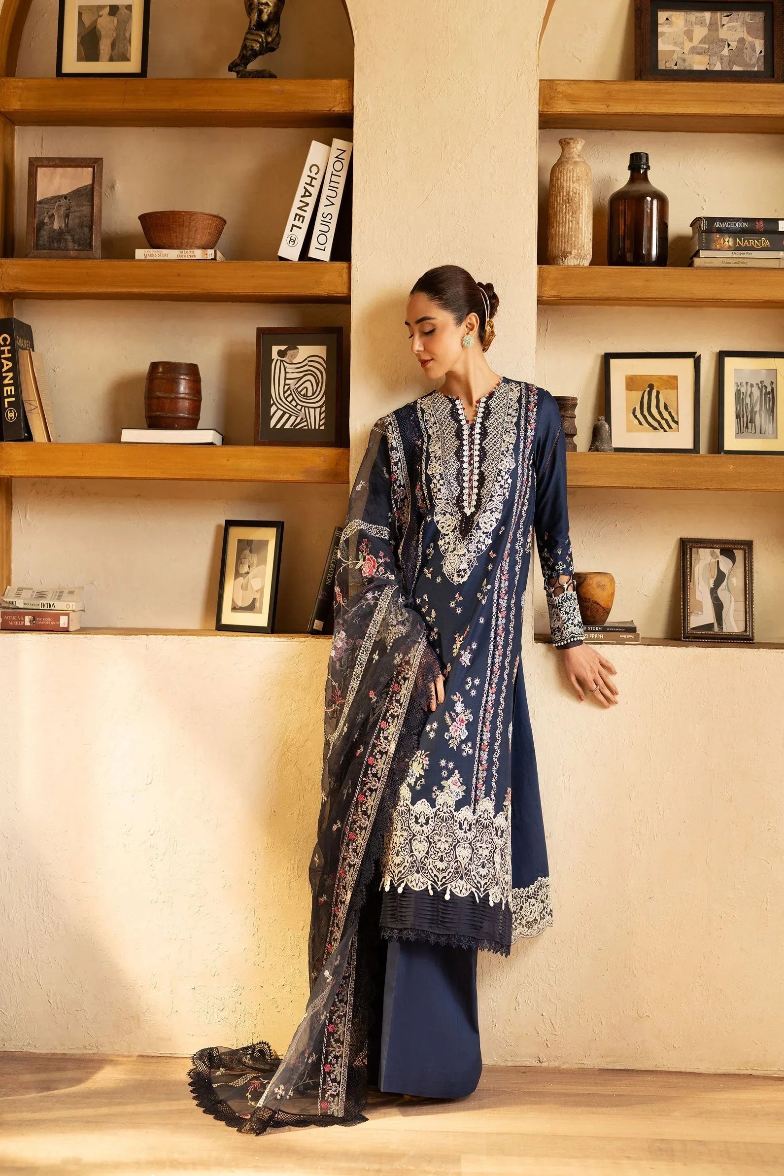Maryam Hussain | Luxury Lawn 25 | Twilight - Rang-e-Khaas