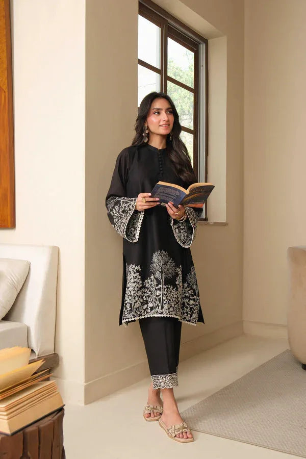 Noor by Saadia Asad | Noor Pret 25 | D1 - Midnight Charm - Rang-e-Khaas